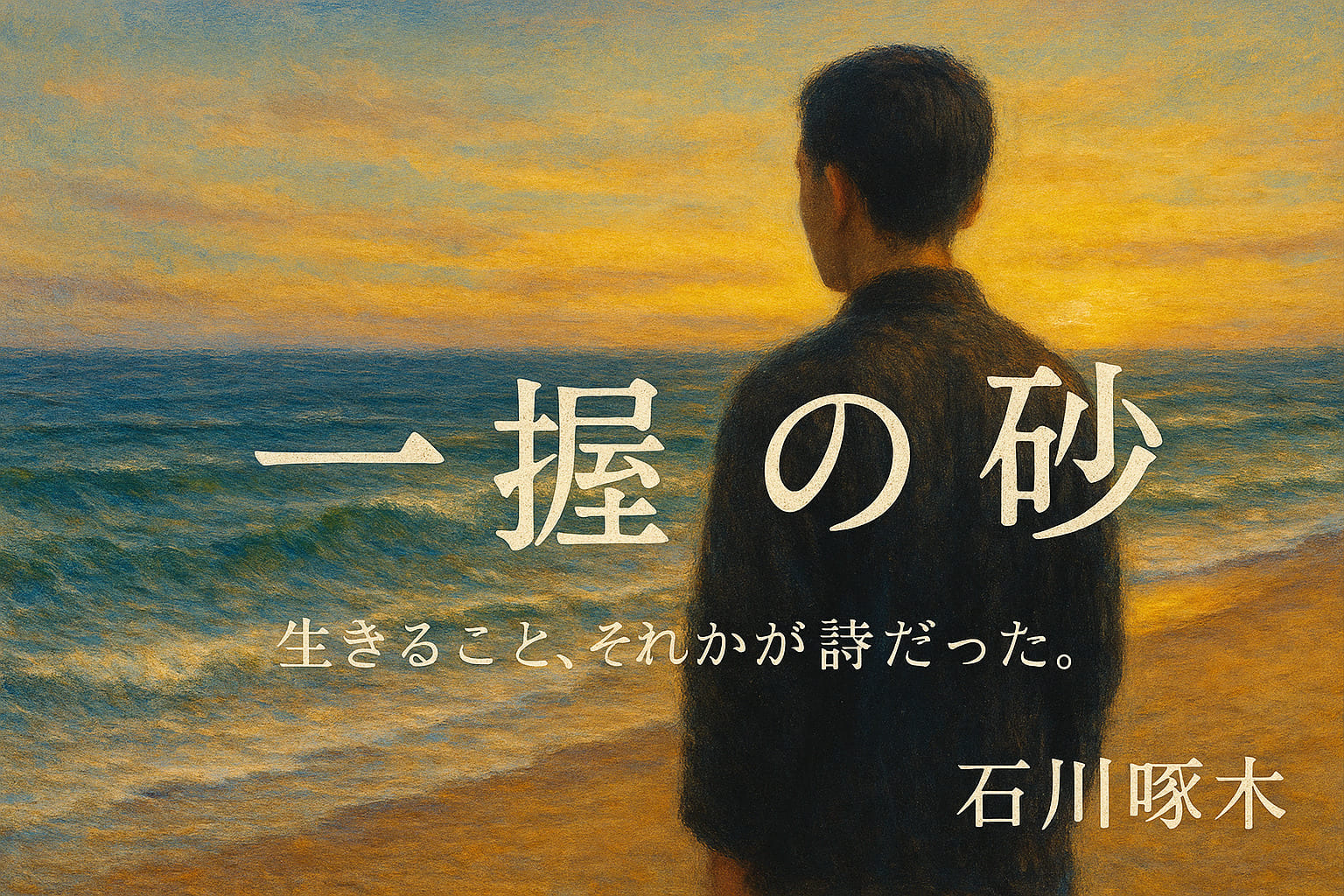 生きること、それが詩だった。　一握の砂／石川啄木